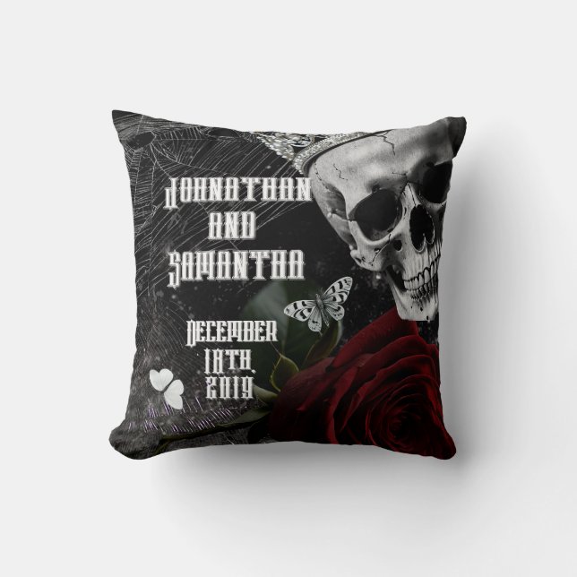 Personalised 16"x16" Throw Pillow Haunting Adeline (Front)