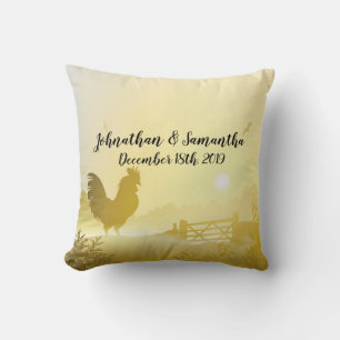 Personalised 16"x16" Throw Pillow Sunny Morning Fa