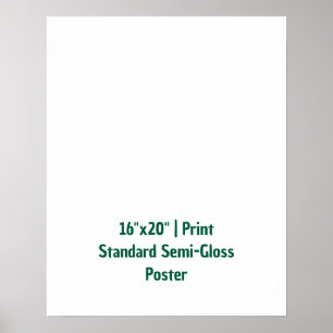 Personalised 16"x20" Standard Semi-Gloss Poster