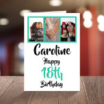 Personalised 18th happy birthday photo collage card<br><div class="desc">Put a smile on a face with this personalised 18th birthday photo collage card. - Simply click to personalise this design 🔥 My promises - This design is unique and is designed with you in mind 🙏 Thank you for supporting my small business - If you would like a bespoke...</div>