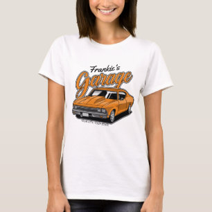 Personalised 1968 396 Classic Muscle Car Garage T-Shirt