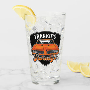 Personalised 1969 Ram Air 400 Muscle Car Garage Glass