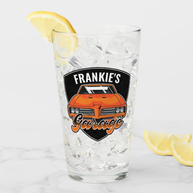 Personalised 1969 Ram Air 400 Muscle Car Garage  Glass (Front Ice)