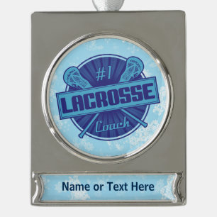 Personalised #1 Lacrosse Coach Christmas Ornament