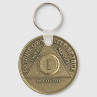 Personalised 1 Year Sober Anniversary Coin