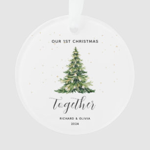 Personalised 1st Christmas Together Couple Gift Ornament