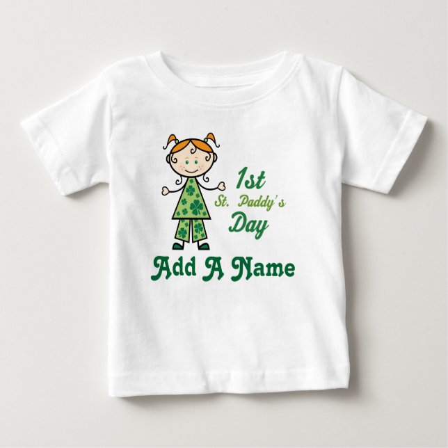 Personalised 1st St Patricks Day tee (Front)