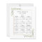 Personalised 2022 Calendar Greenery Foliage