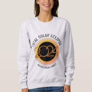 Personalised 2024 TOTAL SOLAR ECLIPSE Family Sweatshirt