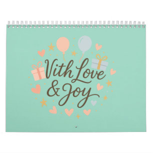 Personalised 2025 Calendar – Stylish, Functional &