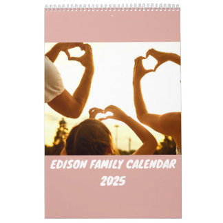 Personalised 2025 Family Calendar