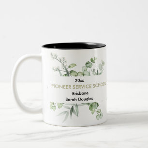 Personalised 2025 JW Pioneer Service School   Two-Tone Coffee Mug