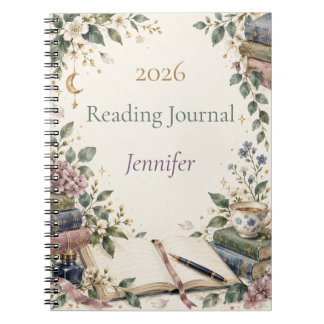 Personalised 2026 Book Lover Reading Journal