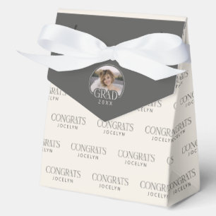 Personalised 2026 Photo Congrats Graduation Party Favour Box
