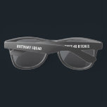 Personalised 20th 30th 40th 50th Birthday Squad Sunglasses<br><div class="desc">Personalised 20th 30th 40th 50th Birthday Squad Sunglasses</div>