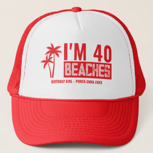 Personalised 20th 30th 40th 50th Birthday Squad Trucker Hat