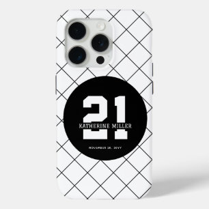Personalised 21st Birthday Modern and Elegant   iPhone 15 Pro Case