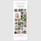 Personalised 23 Photo Collage Memorial