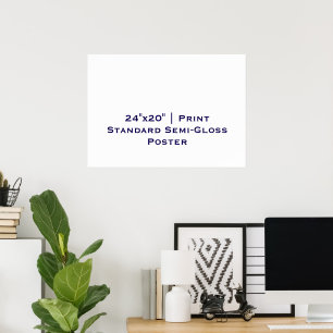 Personalised 24"x20" Standard Semi-Gloss Poster