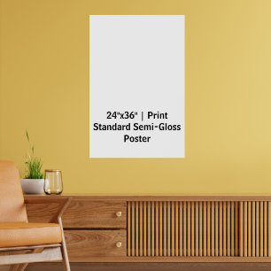 Personalised 24"x36" Standard Semi-Gloss Poster
