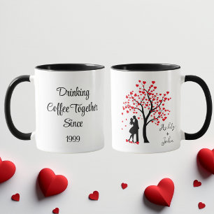 Personalised 25th Anniversary Gifts, 25th Wedding  Mug