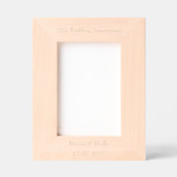 Personalised 25th Wedding Anniversary Photo Frame