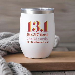 Personalised 26.2 Marathon Running Distance Red