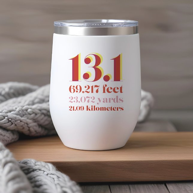 Personalised 26.2 Marathon Running Distance Red (Creator Uploaded)