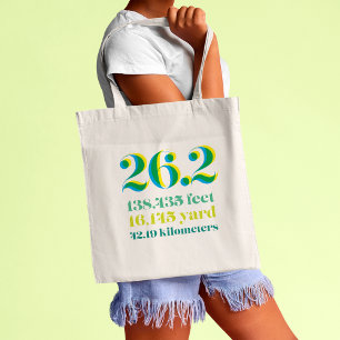 Personalised 26.2 Marathon Running Tote Bag