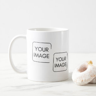 Personalised 2 Images Business Corporate Gift Coffee Mug