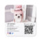 Personalised 2 Photo Dog Pet Social Media QR Code