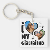 Personalised 2 Photo I Love My Girlfriend