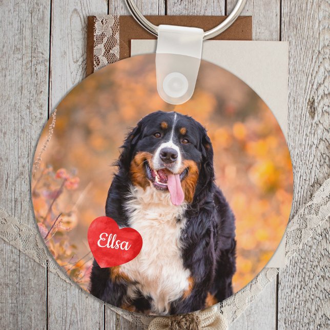 Personalised 2 Photo Pet Dog Lover  Key Ring (Creator Uploaded)
