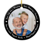 Personalised 2 Photo Remembrance Keepsake Memorial