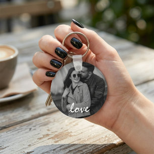 Personalised 2 sided Photo and Text Photo Collage Key Ring
