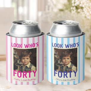 Personalised 30th 40th 50th Birthday Party Favours Can Cooler
