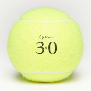  Personalised 30th Birthday  Tennis Balls