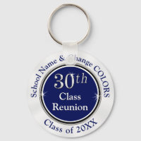 Personalised 30th Class Reunion Gifts, Navy Blue