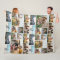 Personalised 32 Photo Collage Fleece Blanket