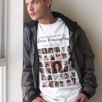 Personalised 33 Photo Collage Memorial