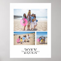 Personalised 3 Photo and Text Photo Collage