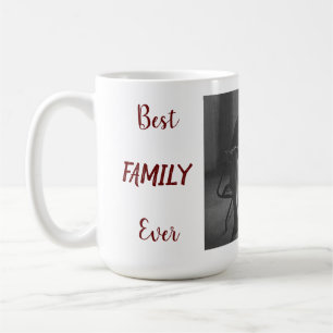 Personalised 3-Photo Best Family Ever  Coffee Mug