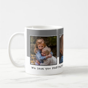 Personalised 3 Photo Father's Day Coffee Mug