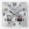 Personalised 3 Photos 60th Anniversary Clock