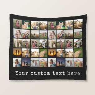 Personalised 40 Photo Collage Fleece Blanket