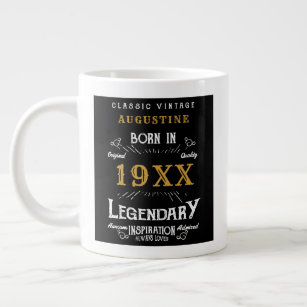 Personalised 40th Birthday Large Coffee Mug