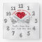 Personalised 40th Wedding Anniversary Gifts, Clock