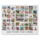 Personalised 45 Photo Collage Custom Colour