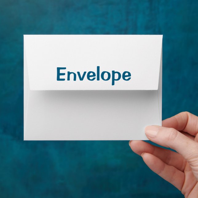 Personalised 4.25" x 5.6" Basic Paper  Envelope (Hand)