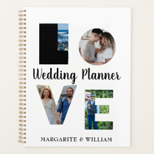 Personalised 4-Image Dated Wedding Planner
